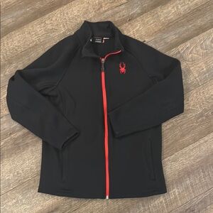 Spyder 💚 Steller  Full zip Jacket in red and black